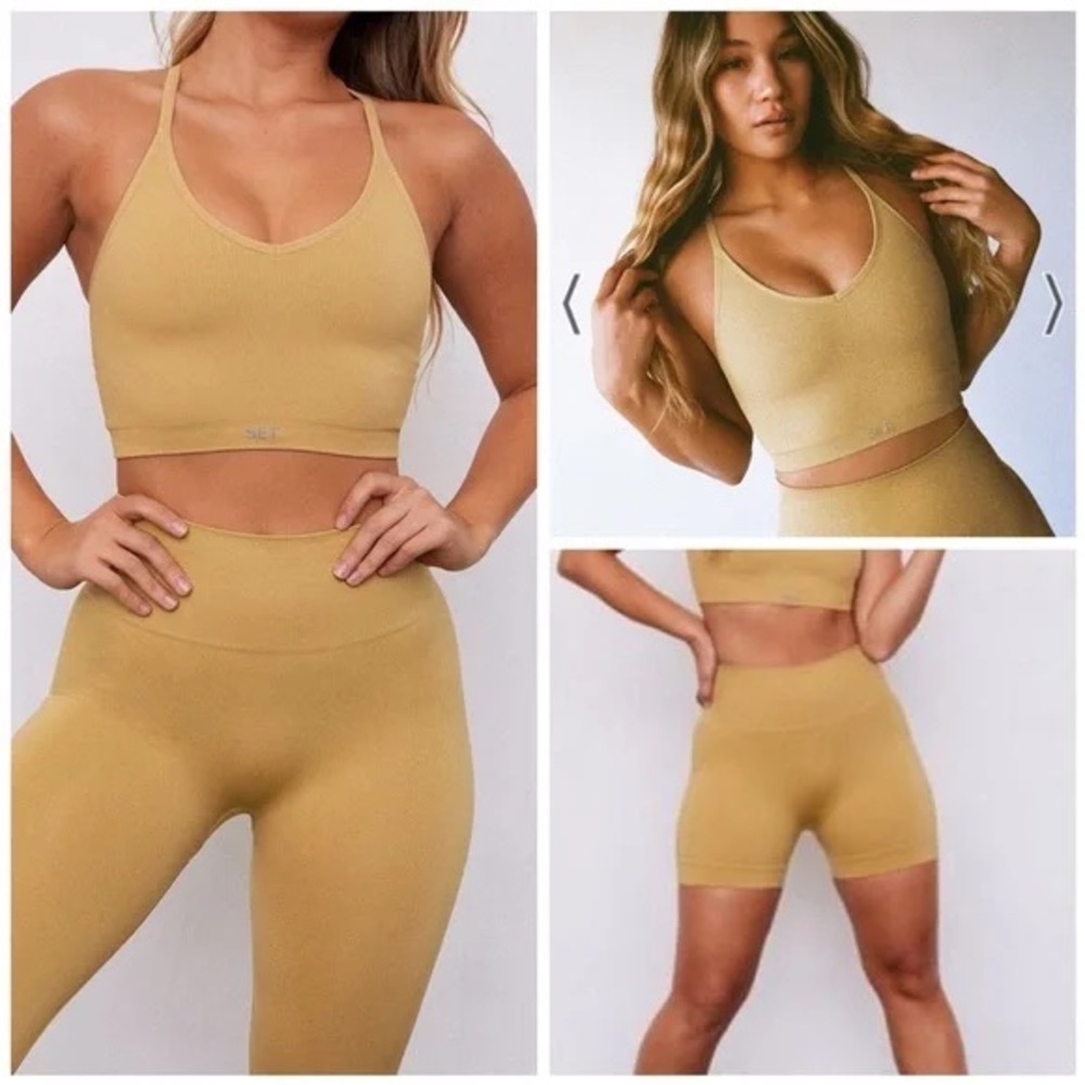 SET Active Sculptflex Set in Cider (Golden Yellow) Size Small - Picture 8 of 8